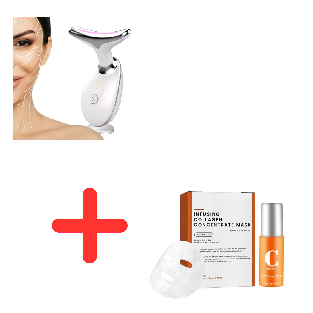 Masajeador facial antiarrugas LumiGlow™ Face Sculptor