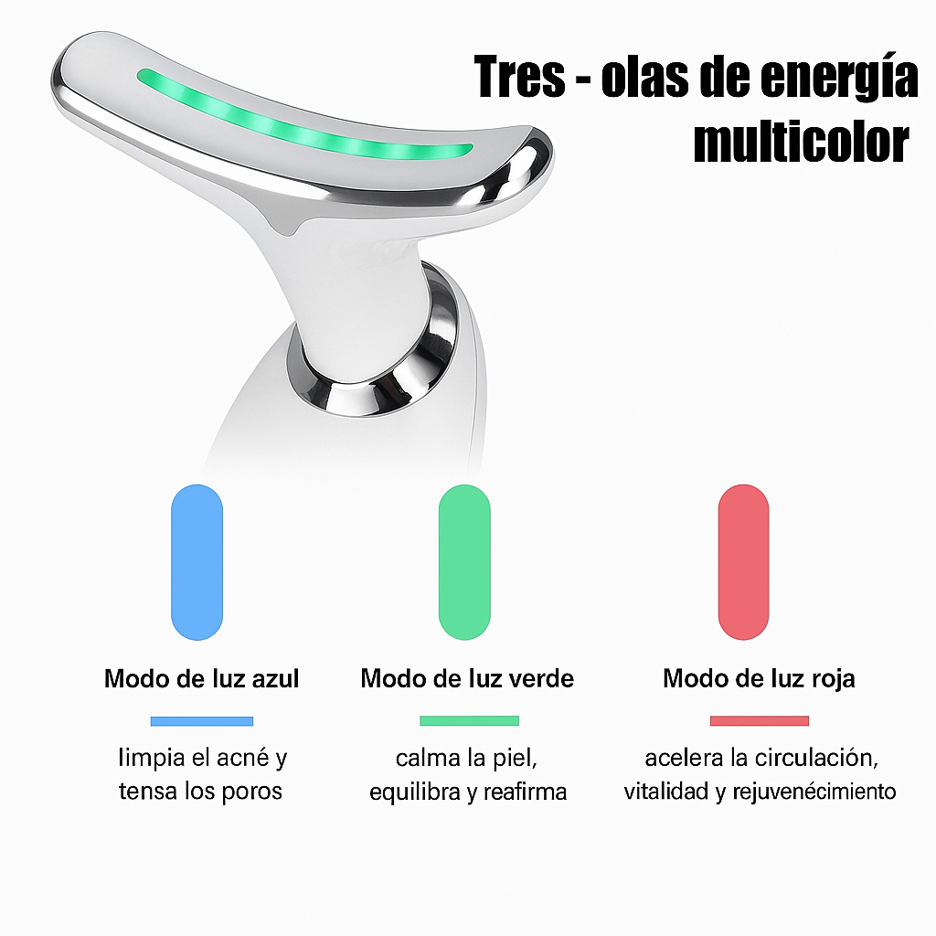 Masajeador facial antiarrugas LumiGlow™ Face Sculptor